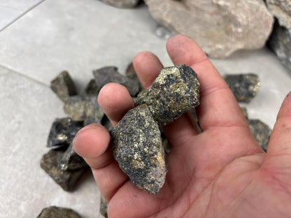 Peruvian Raw Pyrite Crystals Stone Natural Crystal Worry Arts Craft Home Decor Anxiety Pocket Distraction Meditation Gift Birthday Christmas