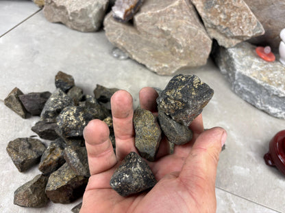 Peruvian Raw Pyrite Crystals Stone Natural Crystal Worry Arts Craft Home Decor Anxiety Pocket Distraction Meditation Gift Birthday Christmas