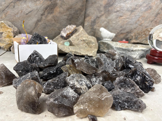 North Carolina Raw Smoky Quartz Crystal Arts Crafts Home Decor Worry Protection Grounding Gift Birthday Christmas Meditation Healing Gift