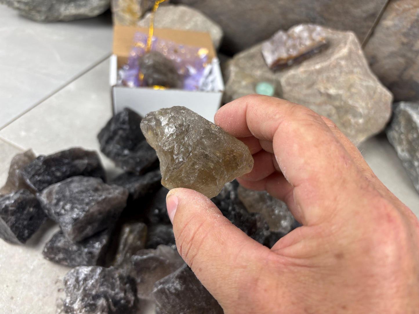 North Carolina Raw Smoky Quartz Crystal Arts Crafts Home Decor Worry Protection Grounding Gift Birthday Christmas Meditation Healing Gift