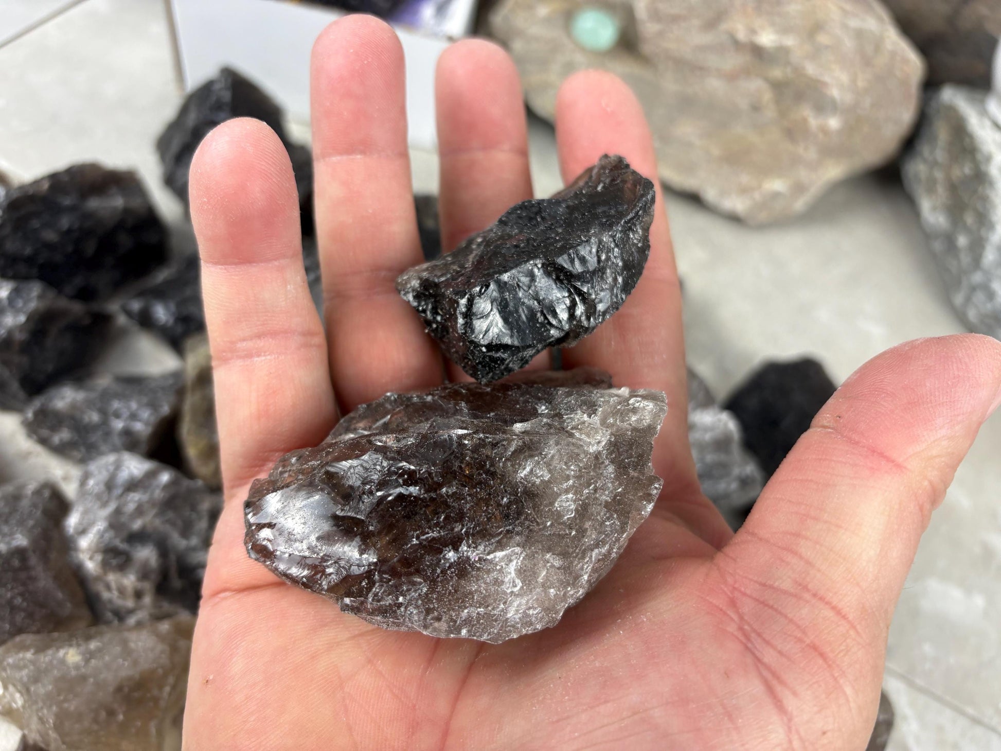 North Carolina Raw Smoky Quartz Crystal Arts Crafts Home Decor Worry Protection Grounding Gift Birthday Christmas Meditation Healing Gift