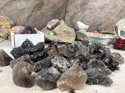 North Carolina Raw Smoky Quartz Crystal Arts Crafts Home Decor Worry Protection Grounding Gift Birthday Christmas Meditation Healing Gift