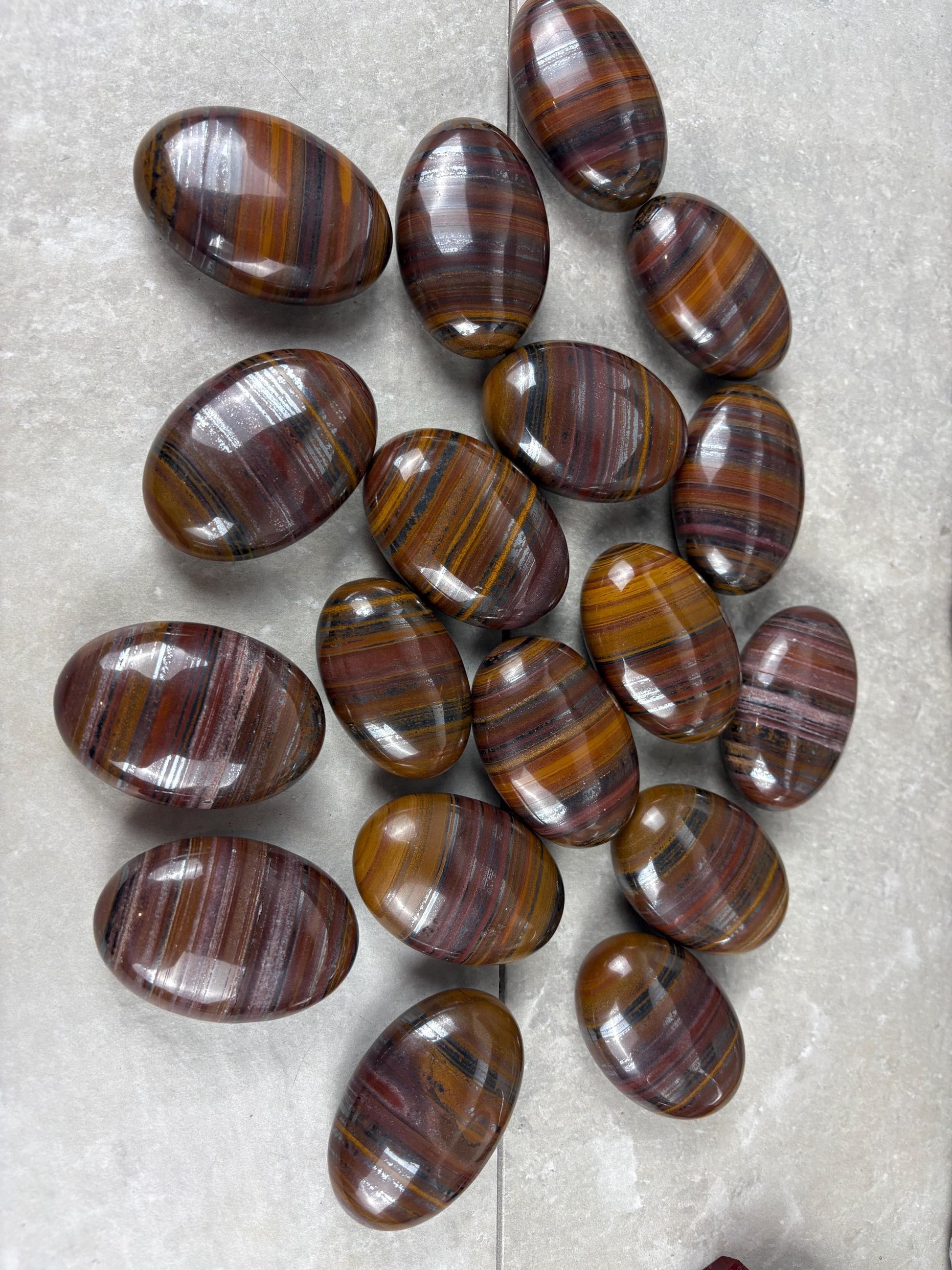 Columbian Mugglestone Crystal Palm Stone Grounding Home Decor Home Decor Worry Pocket Stress Anxiety Birthday Gift Meditation Natural Craft