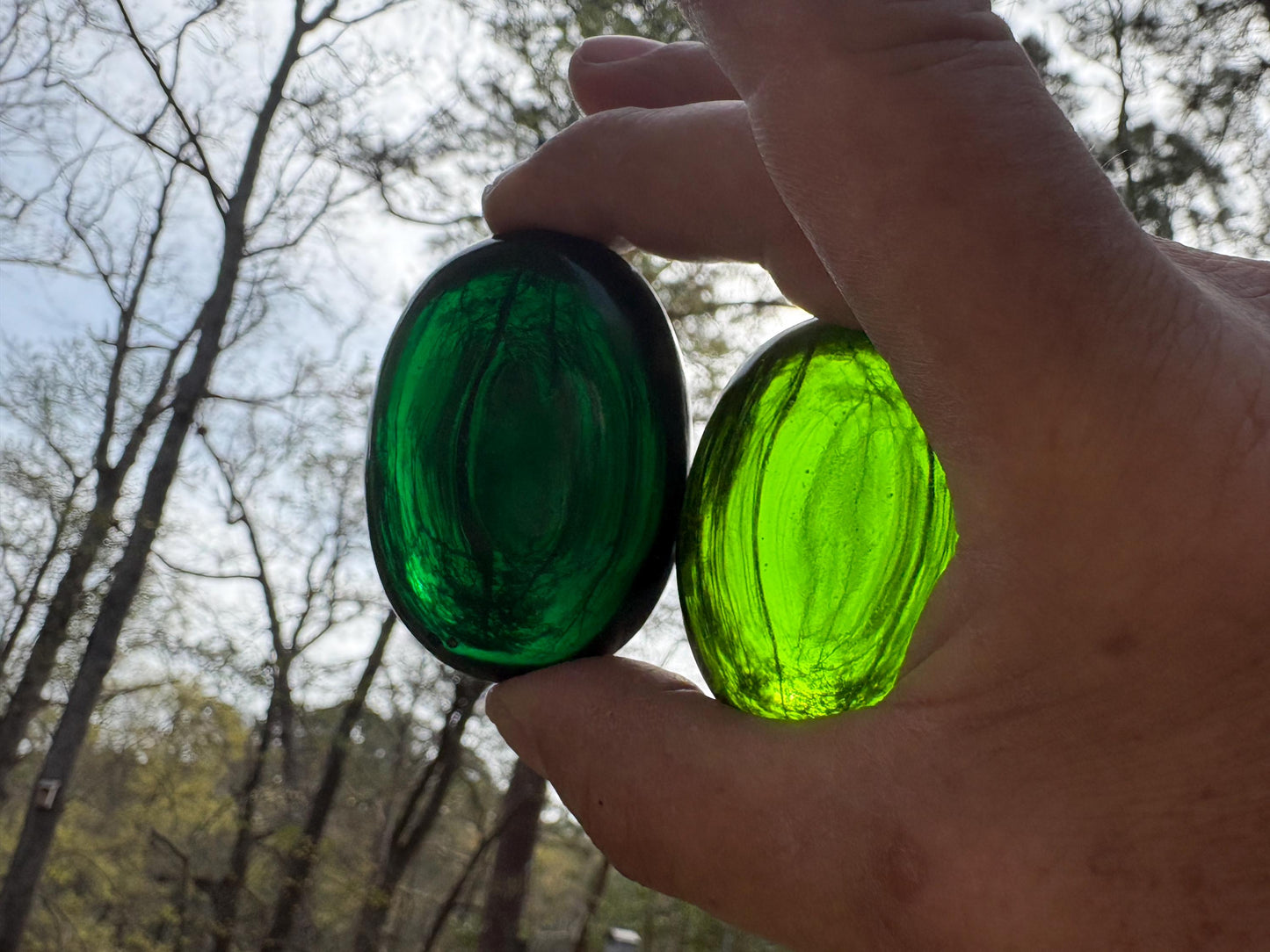 Prasiolite Green Quartz Palm Stone: Anxiety Relief Meditation Gift Home Decor Worry Pocket Stress Anxiety Palm Stone