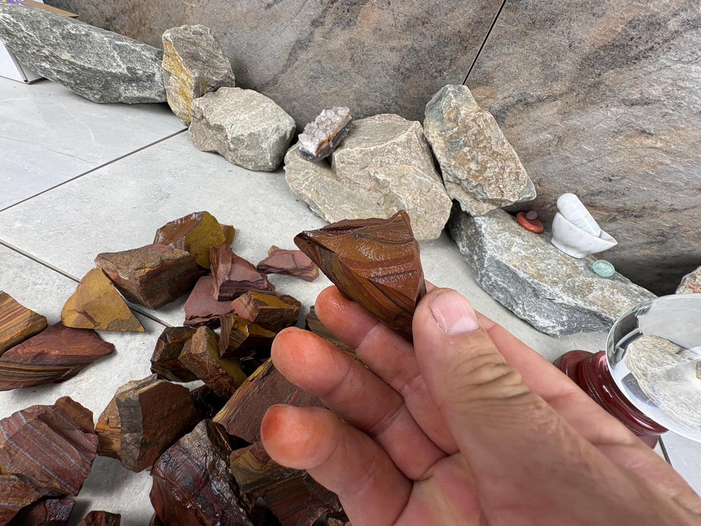 Raw Namibian Iron Tiger Eye Crystals Home Decor Crafting Untreated Home Decor Meditation Stone Christmas Birthday Gift