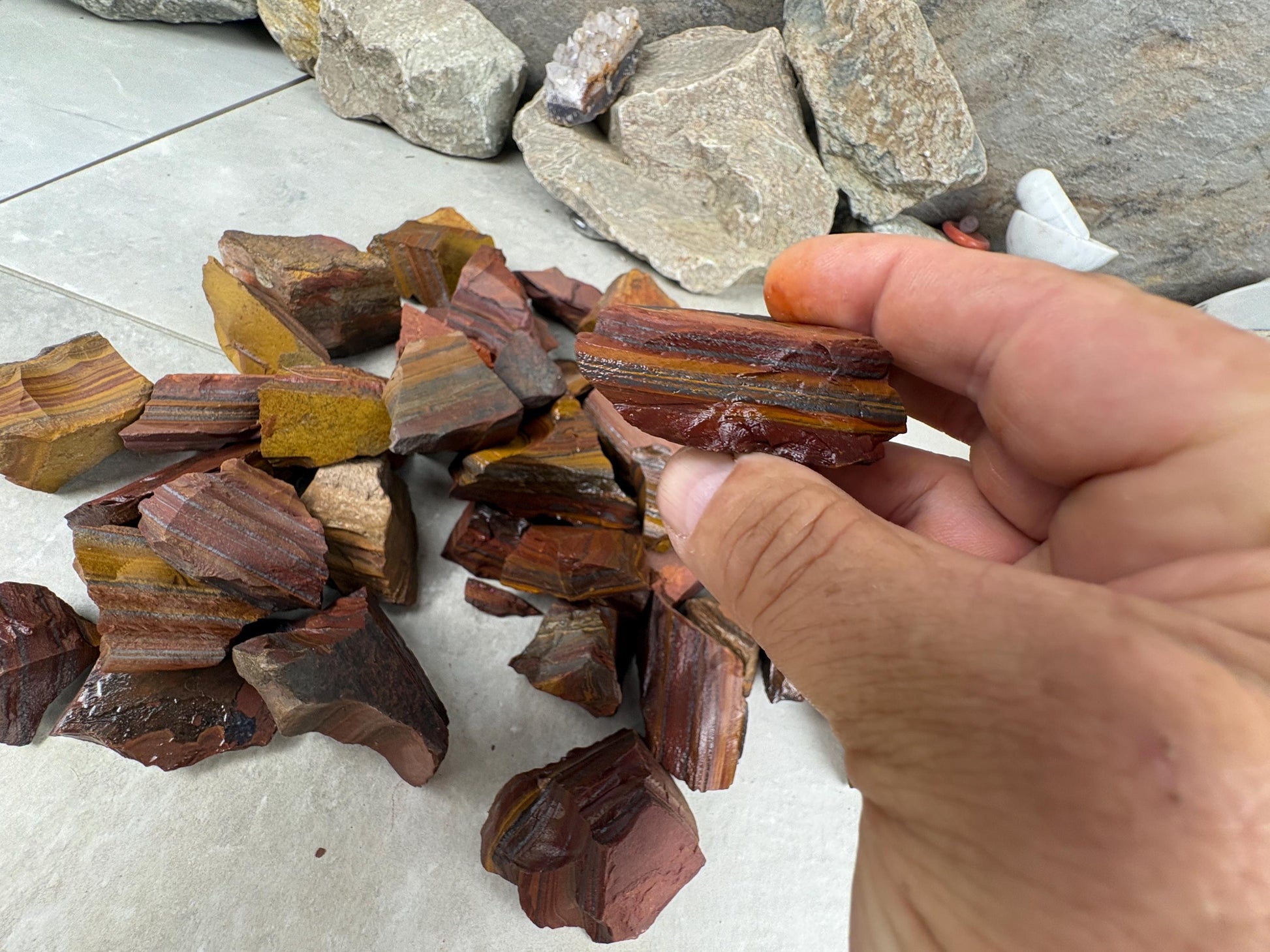 Raw Namibian Iron Tiger Eye Crystals Home Decor Crafting Untreated Home Decor Meditation Stone Christmas Birthday Gift