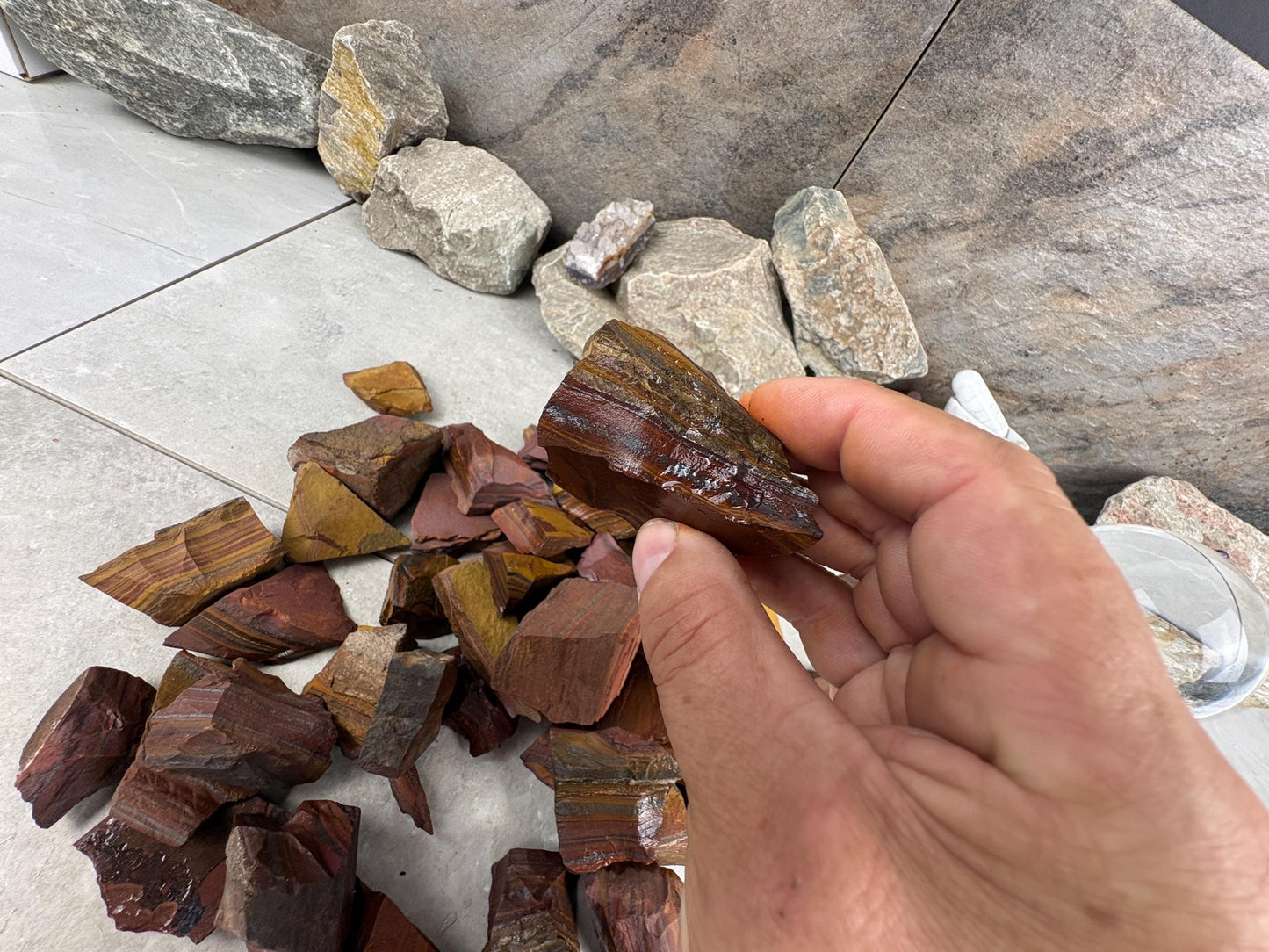 Raw Namibian Iron Tiger Eye Crystals Home Decor Crafting Untreated Home Decor Meditation Stone Christmas Birthday Gift