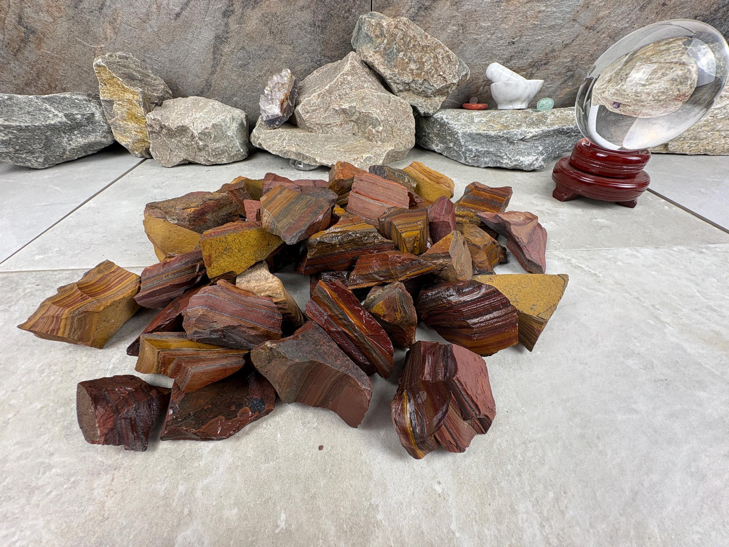 Raw Namibian Iron Tiger Eye Crystals Home Decor Crafting Untreated Home Decor Meditation Stone Christmas Birthday Gift