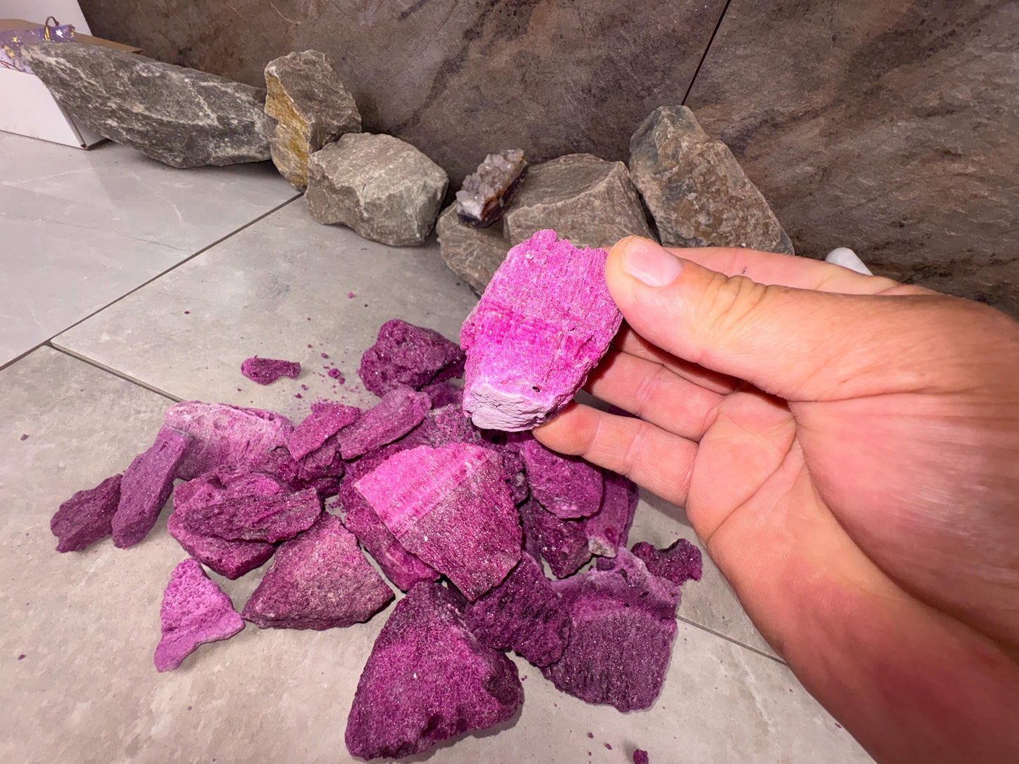 Raw Ruby Stone: Natural Untreated Crystals for Arts, Crafts & Decor