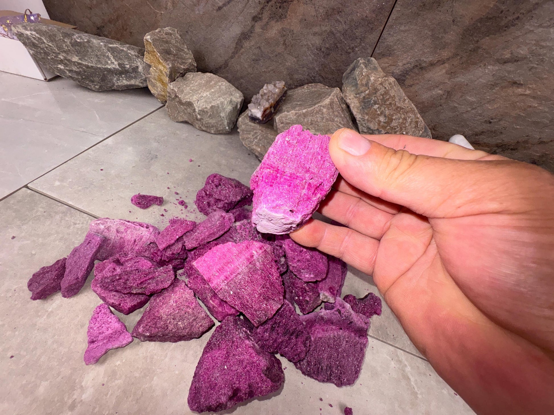 Raw Ruby Stone: Natural Untreated Crystals for Arts, Crafts & Decor