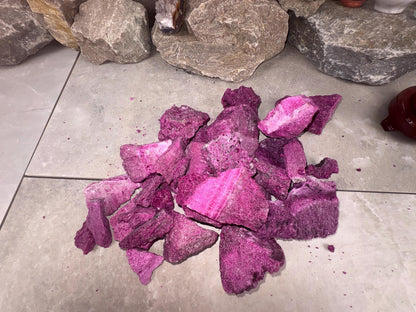 Raw Ruby Stone: Natural Untreated Crystals for Arts, Crafts & Decor