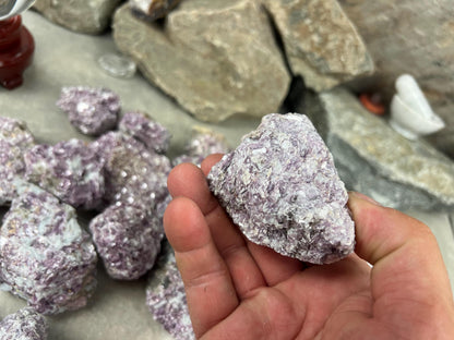 Raw Rare Manitoba Canada Lepidolite Specimen Arts Crafts Mineral Crystal Home Decor Birthday Gift Collectible Stone Pocket Worry Energy
