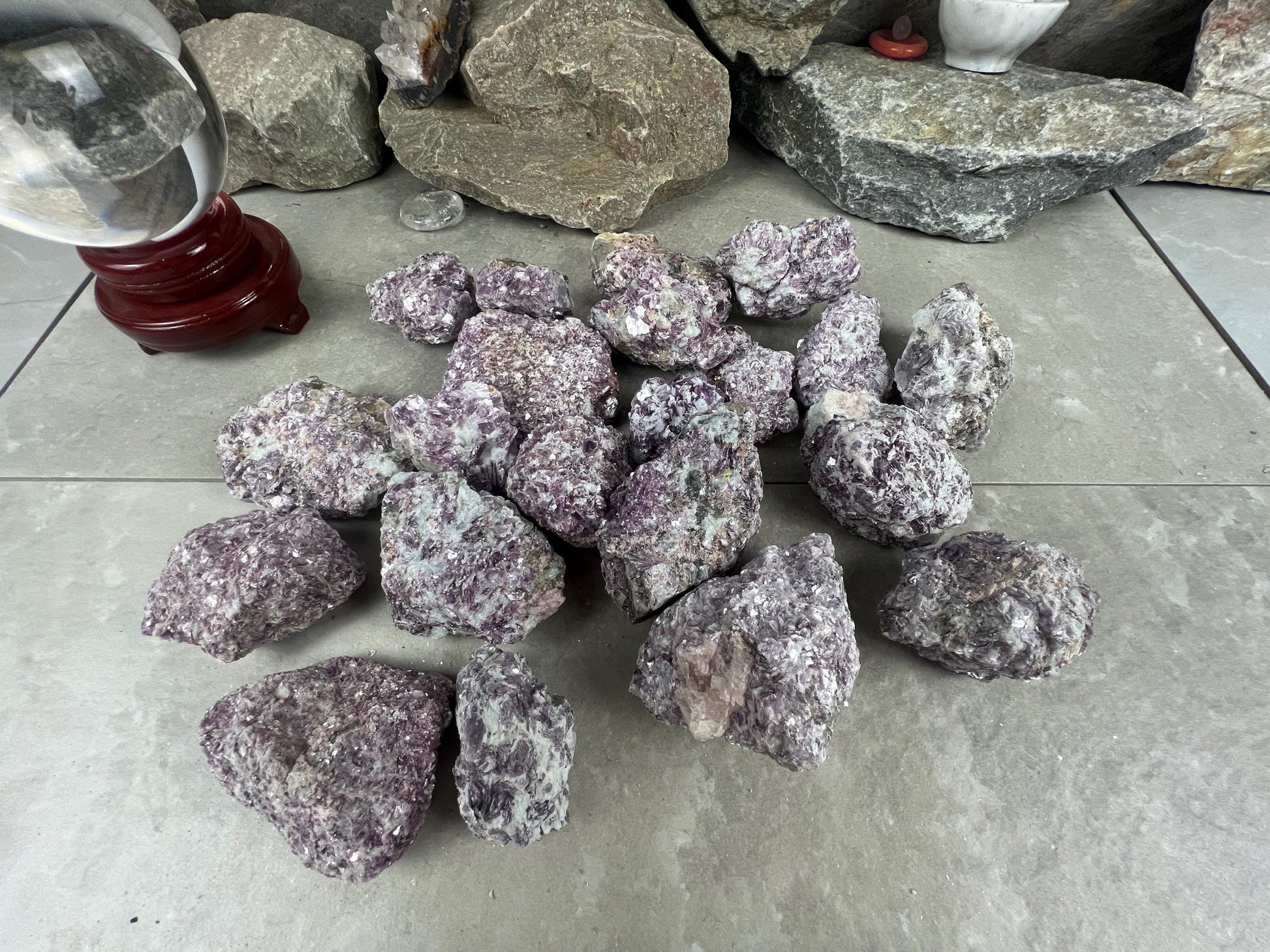 Raw Rare Manitoba Canada Lepidolite Specimen Arts Crafts Mineral Crystal Home Decor Birthday Gift Collectible Stone Pocket Worry Energy
