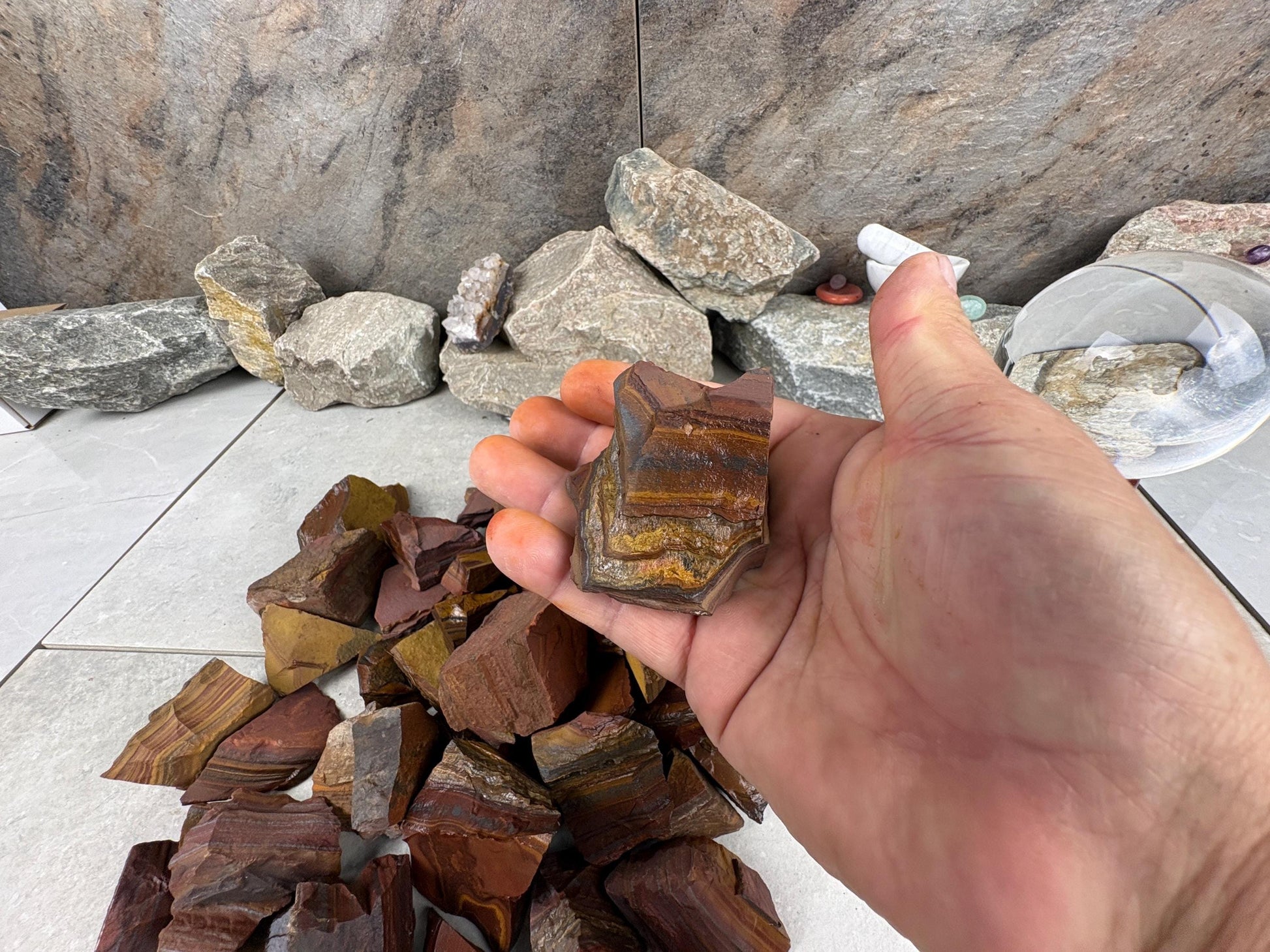 Raw Namibian Iron Tiger Eye Crystals Home Decor Crafting Untreated Home Decor Meditation Stone Christmas Birthday Gift
