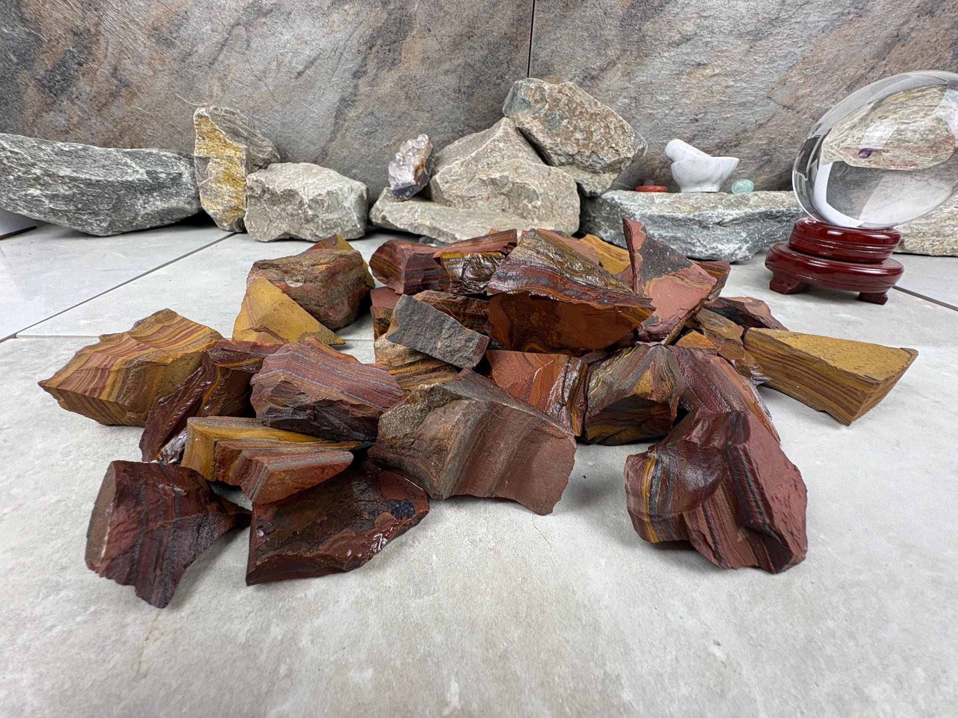 Raw Namibian Iron Tiger Eye Crystals Home Decor Crafting Untreated Home Decor Meditation Stone Christmas Birthday Gift