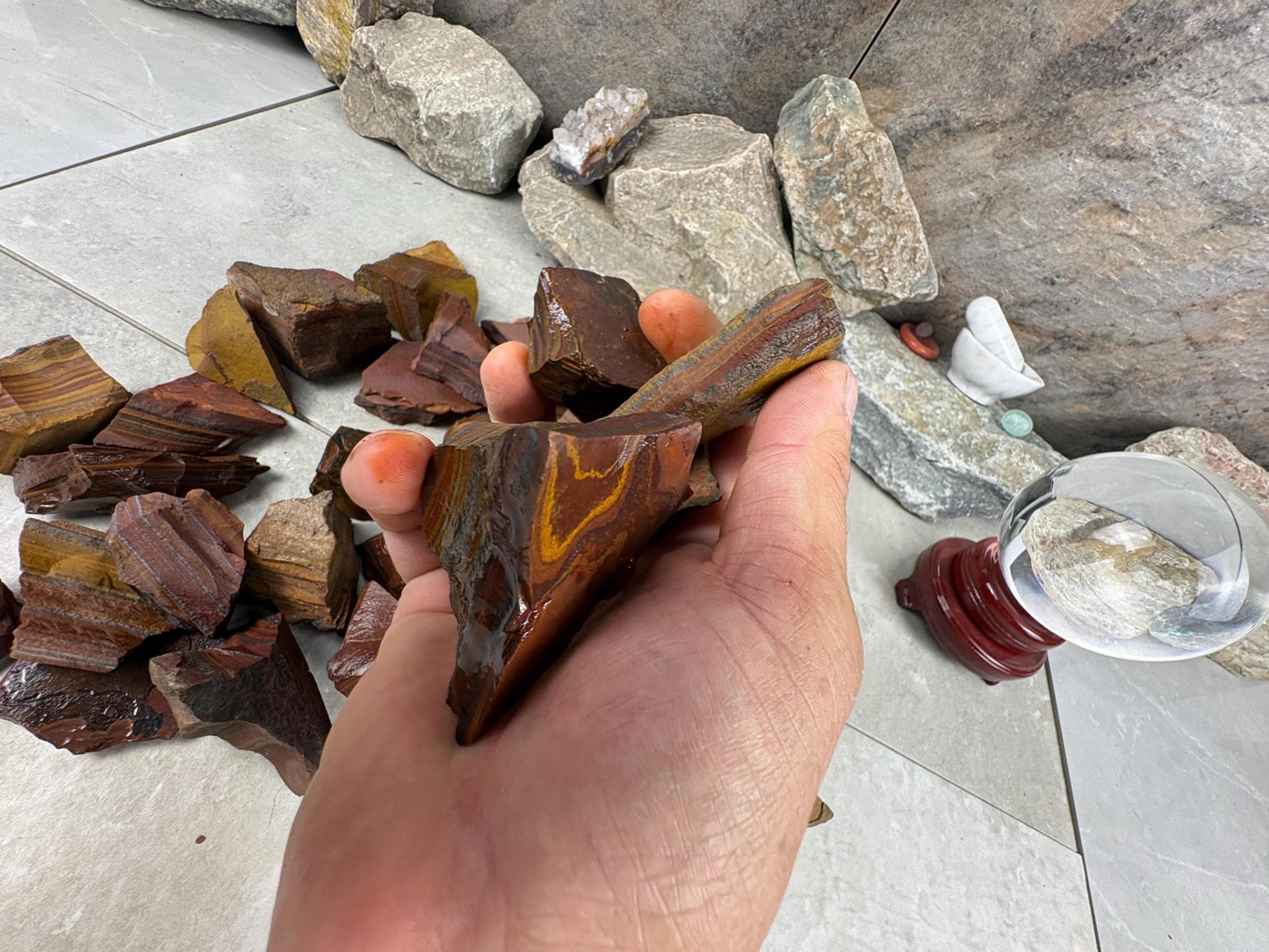 Raw Namibian Iron Tiger Eye Crystals Home Decor Crafting Untreated Home Decor Meditation Stone Christmas Birthday Gift