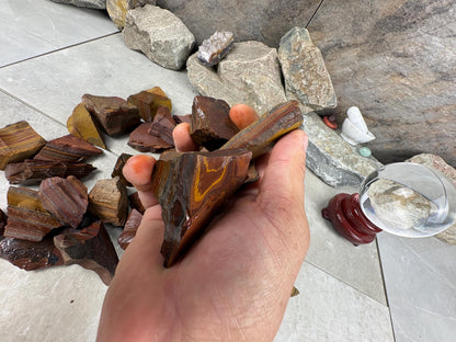 Raw Namibian Iron Tiger Eye Crystals Home Decor Crafting Untreated Home Decor Meditation Stone Christmas Birthday Gift