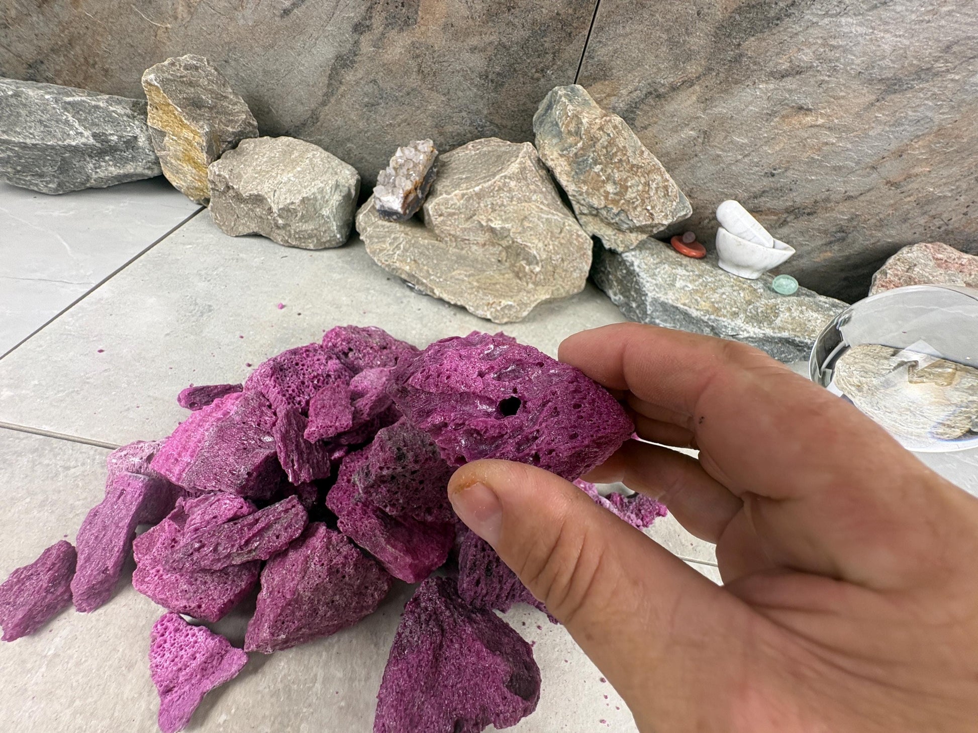 Raw Ruby Stone: Natural Untreated Crystals for Arts, Crafts & Decor