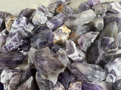 Madhya Pradesh Raw Saputra Chevron Amethyst High Frequency Home Decor Craft Supplies Energy Healing Stone Crystal Gift Birthday Anxiety