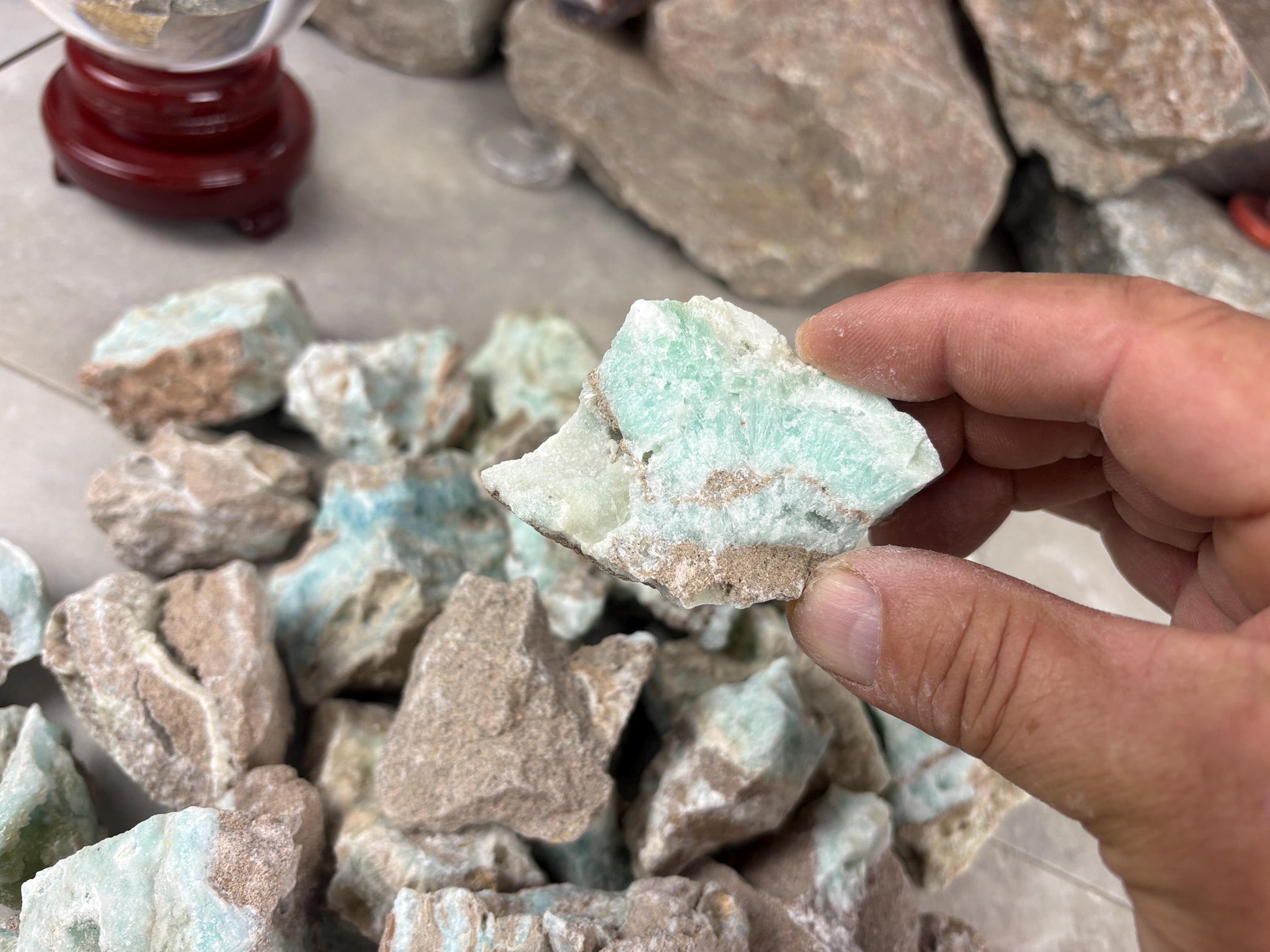 Raw Rajasthan Hemimorphite Crystal India Healing Geode Collectible Mineral Specimen Natural Healing arts crafts home decor birthday Gift