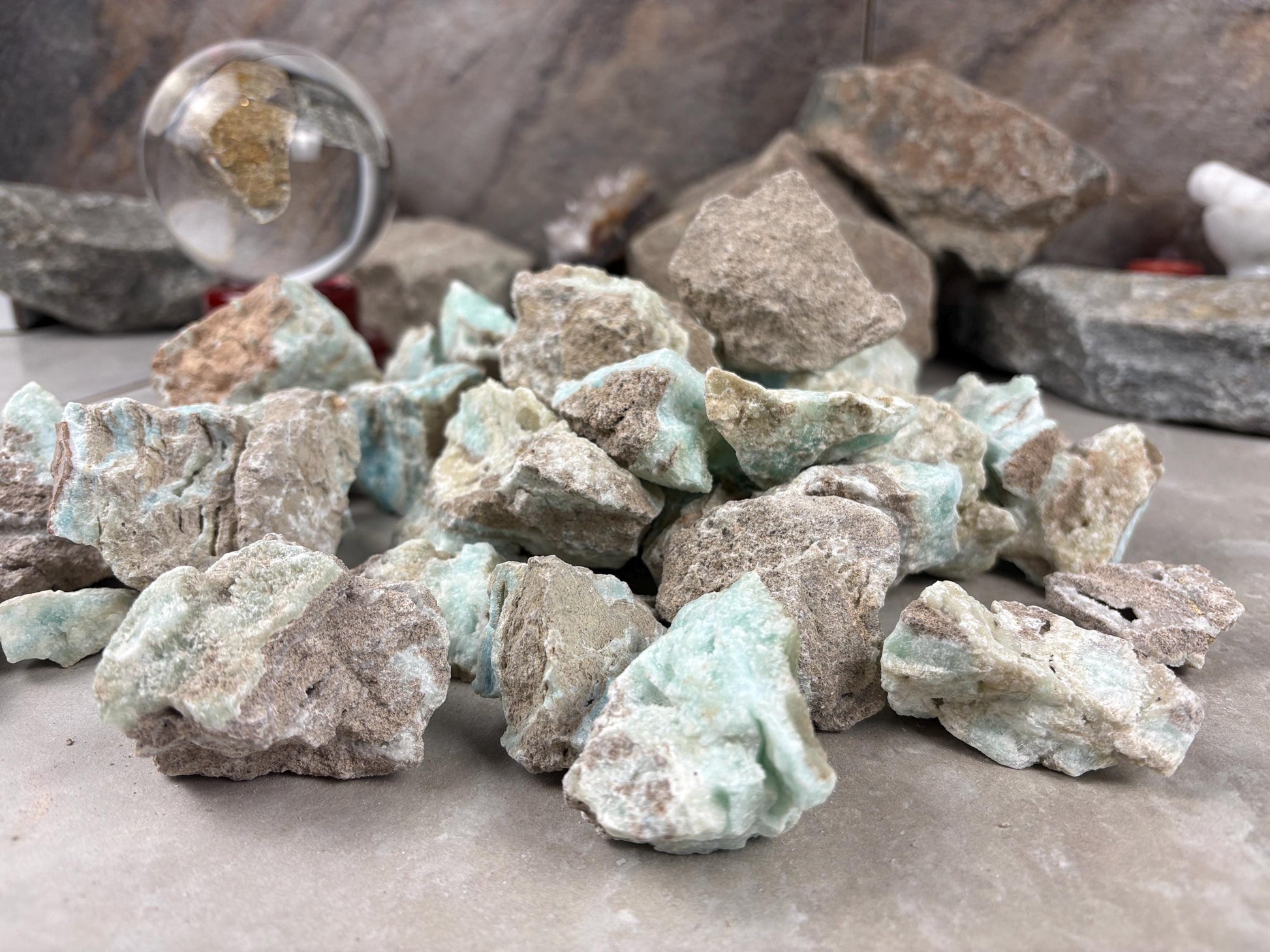 Raw Rajasthan Hemimorphite Crystal India Healing Geode Collectible Mineral Specimen Natural Healing arts crafts home decor birthday Gift