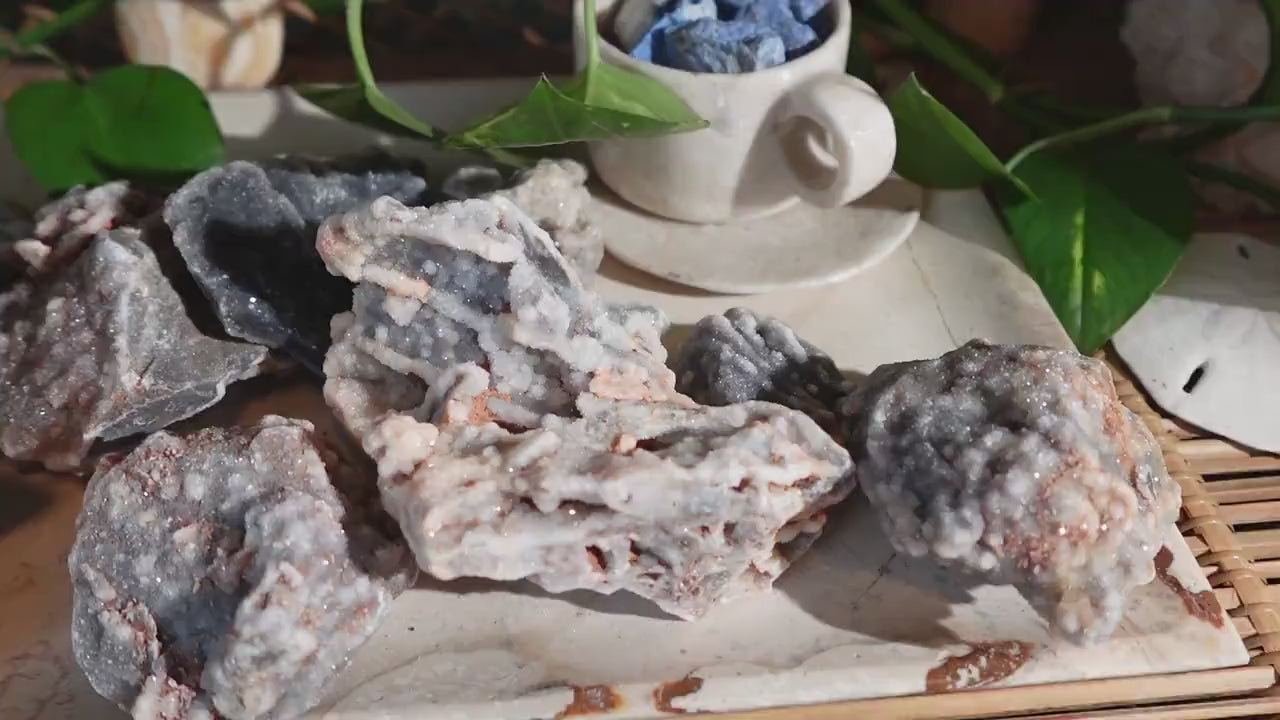 Raw Sphalerite Crystal Specimens: Untreated Home Decor Minerals