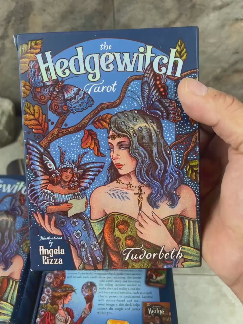 HedgeWitch Tarot Deck: Rider Waite Tradition, Illustrated Guidebook fully licensed and original