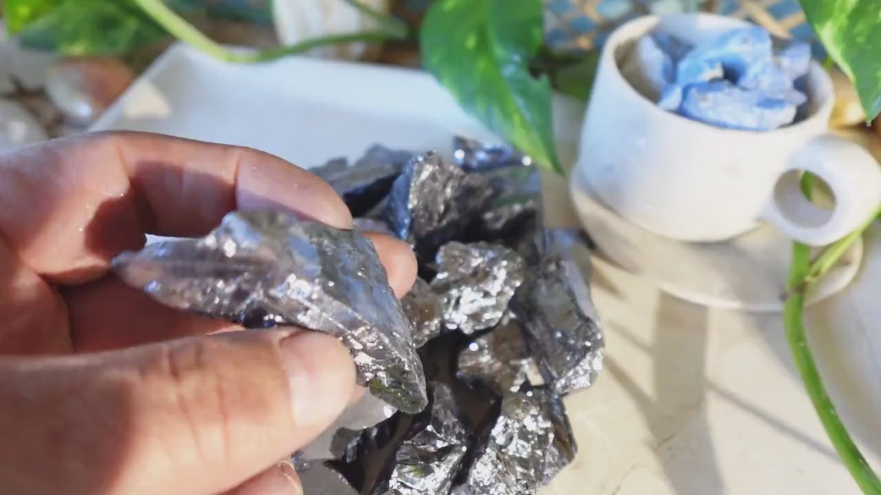 Raw Terahertz Stones: Untreated Minerals for Arts, Crafts & Decor