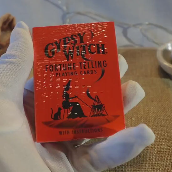 Gypsy Witch Fortune Telling Playing Card with instructions Original Fully Licensed Authentic Tarot Game Gift Home Decor Birthday Distractio