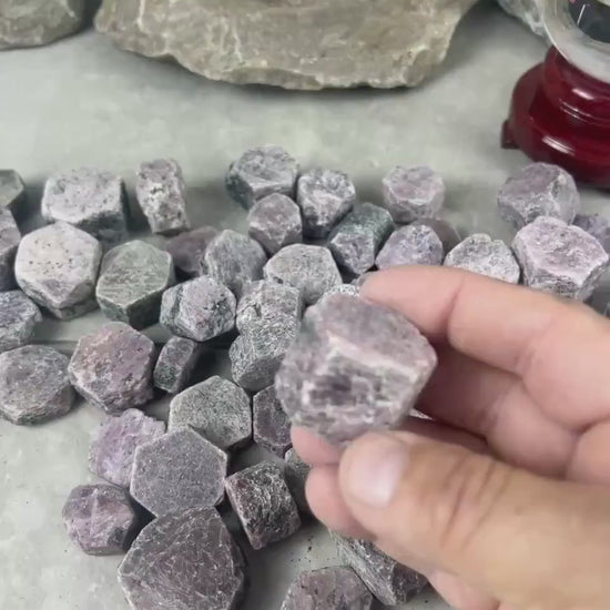 Tanzanian Pink Corundum Sapphire Raw Rough Palm Stone: Carved Crystal for Stress Relief