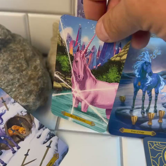 Celestial Unicorn Tarot Deck and Guidebook: Original, Fully Licensed 78-Card Set