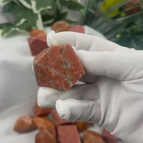 Norwegian Sunstone Palm Stone: Polished Free Form Gemstone Home Decor Worry Pocket Stress Anxiety Palm Stone