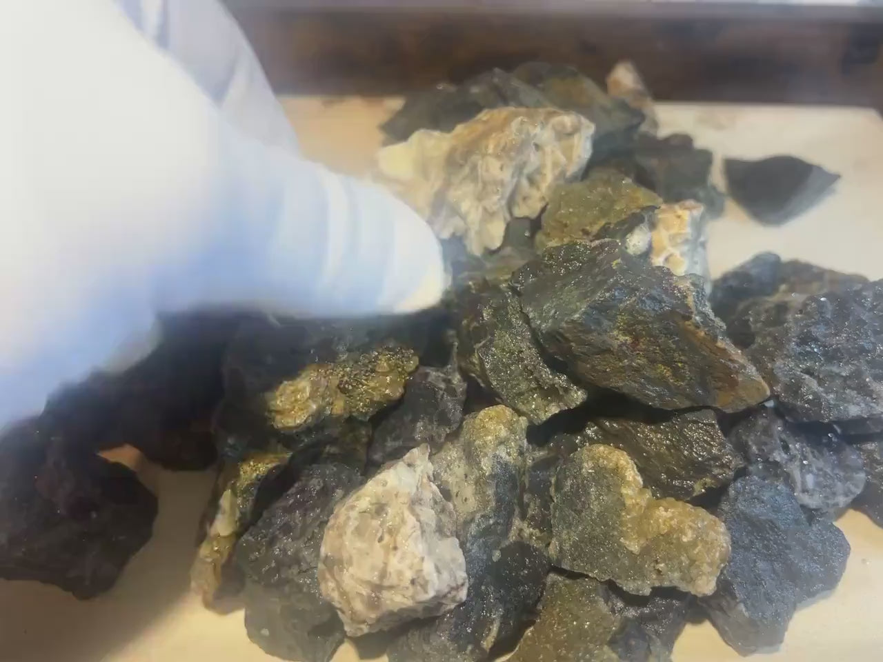 Raw Sphalerite Crystal Stones: Untreated Zinc Ore, Home Decor, Craft Supply