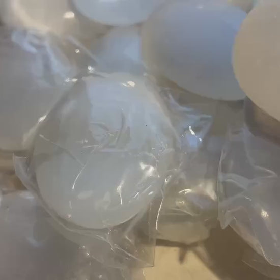 Selenite Palm Stone: Smooth Crystal for Anxiety & Relaxation Home Decor Worry Pocket Stress Anxiety Palm Stone