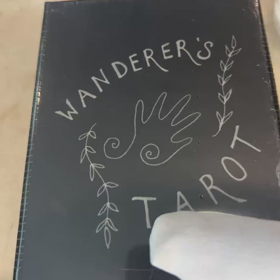 The Wanderers Tarot Deck by Casey Zabala: Silver-Gilded Edges