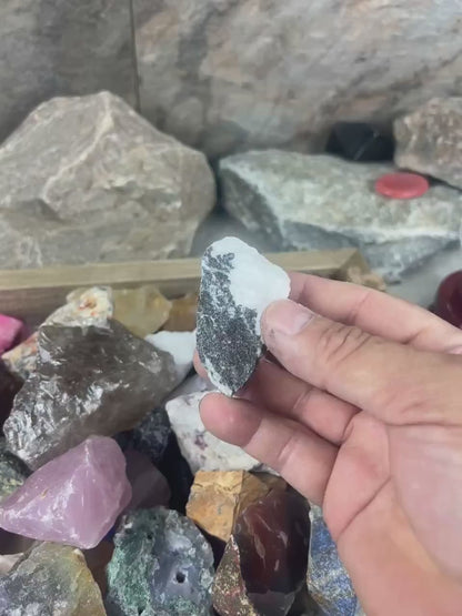 Mystery Crystal & Gemstone Bag: Agate, Jasper, Quartz