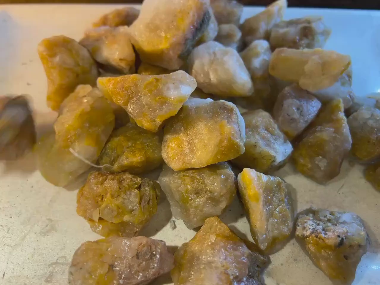 Raw Golden Healer Quartz Crystals: Untreated Healing Stones