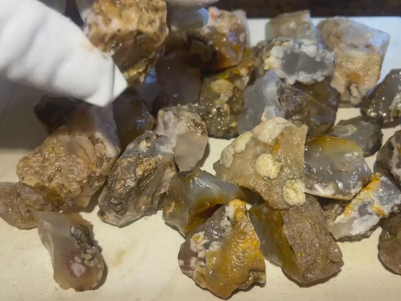 Flower Blossom Agate Crystal: Raw Carved Stone for Anxiety Relief