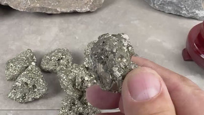 Iron Pyrite Crystal Cluster: Grade A Fools Gold, Home Decor