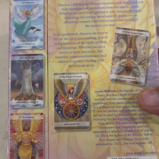 The Angel Tarot Deck by Jayne Wallace: 78 Card Set & Guidebook