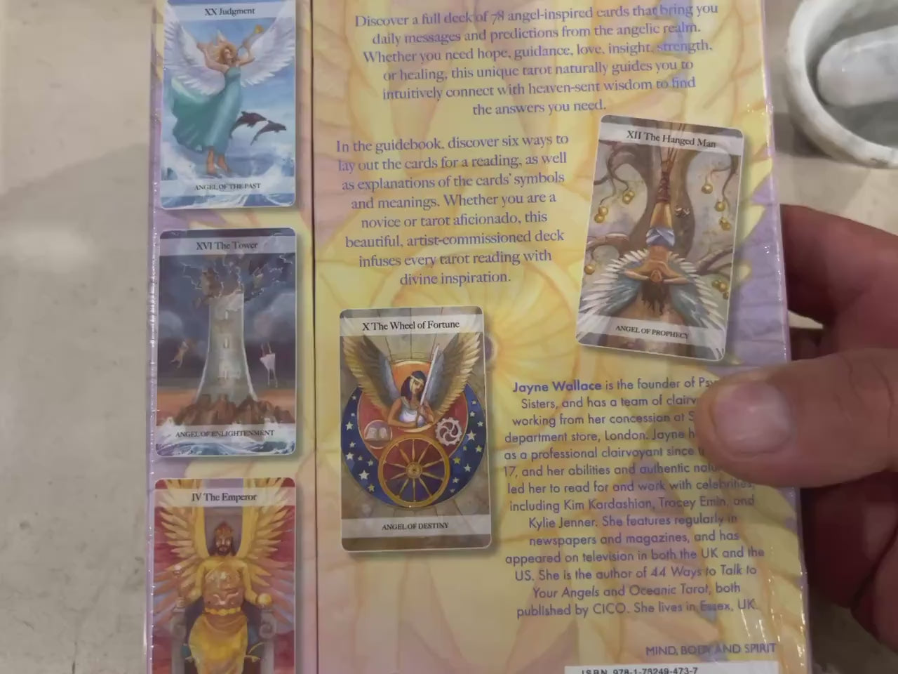 The Angel Tarot Deck by Jayne Wallace: 78 Card Set & Guidebook