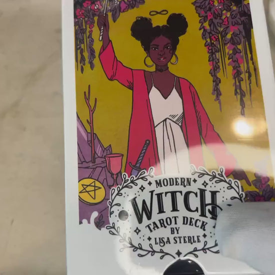 The Modern Witches Tarot Deck by Lisa Sterle: Original Licensed Fortune Telling Gift