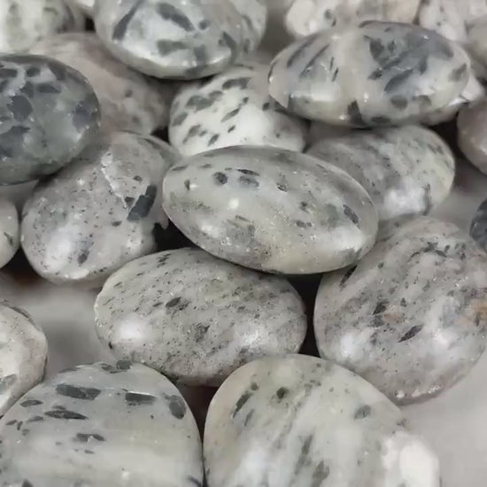 Green Tourmaline Palm Stone Natural Crystal Polished Worry Stone Home Decor Anxiety Pocket Distraction Meditation Gift Birthday Christmas