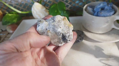 Raw Black Rutile Quartz Stones: Untreated Minerals for Arts & Decor