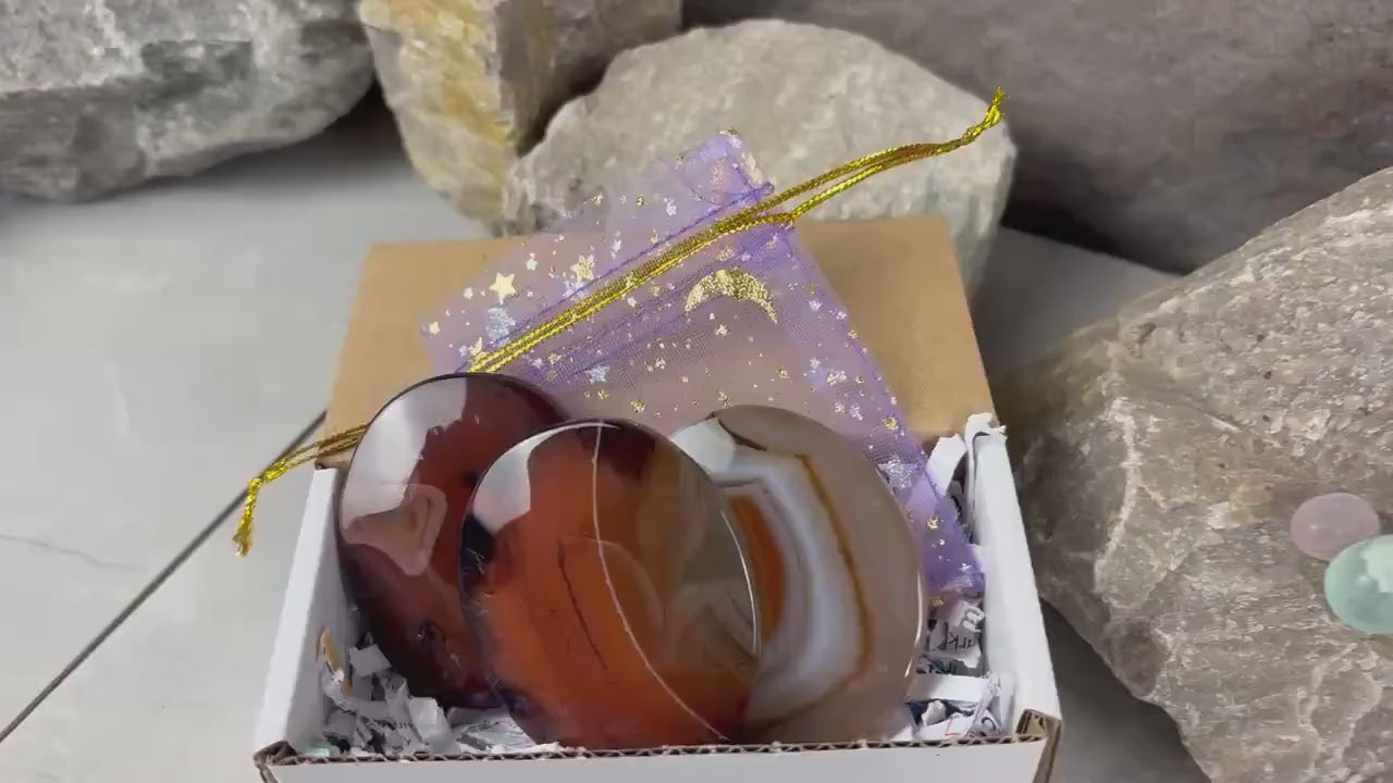 California Red Sardonyx Palm Stone Polished Worry Stone Home Decor Home Decor Anxiety Pocket Home Decor Worry Pocket Stress Anxiety Palm